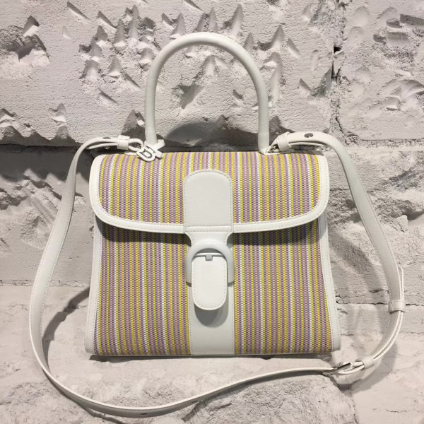 Delvaux woven mm brillant satchel 28cmx14cmx22cm
