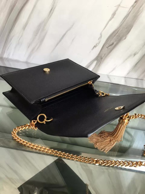 Y51 monogram kate gold tassel in grain de poudre embossed leather 5052 19cm x 12.5cm x 3.5cm