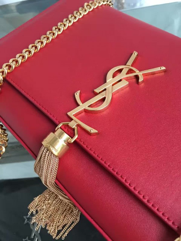 Y51 medium kate bag with leather tassel 5045 24cm x 14cm x 4.5cm