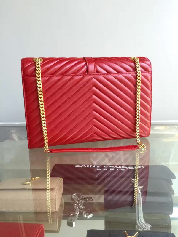 Y51 gold monogram college red 5087 31cm x 22cm x 7.5cm