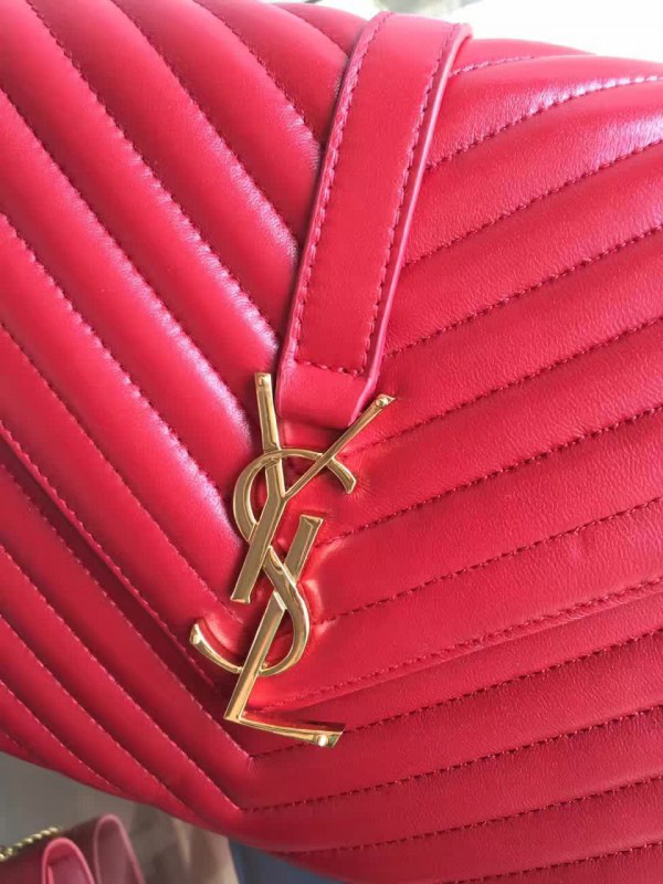 Y51 gold monogram college red 5087 31cm x 22cm x 7.5cm