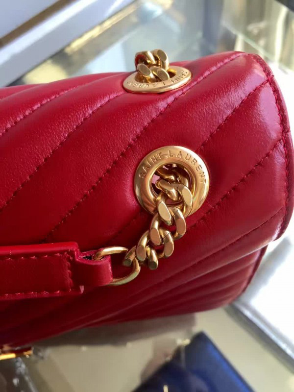 Y51 gold monogram college red 5087 31cm x 22cm x 7.5cm