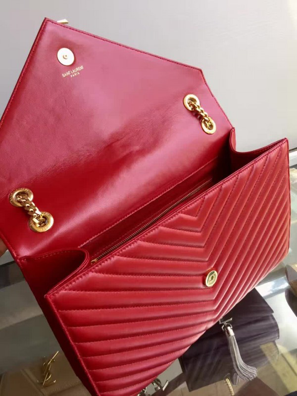 Y51 gold monogram college red 5087 31cm x 22cm x 7.5cm