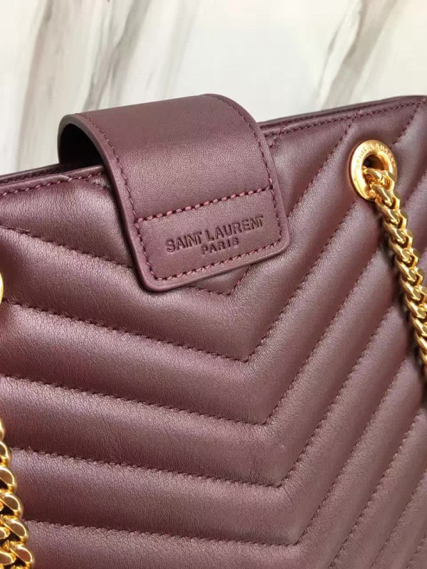 Y51 classic shopper wine red 5138 35cm x 26cm x 11.5cm