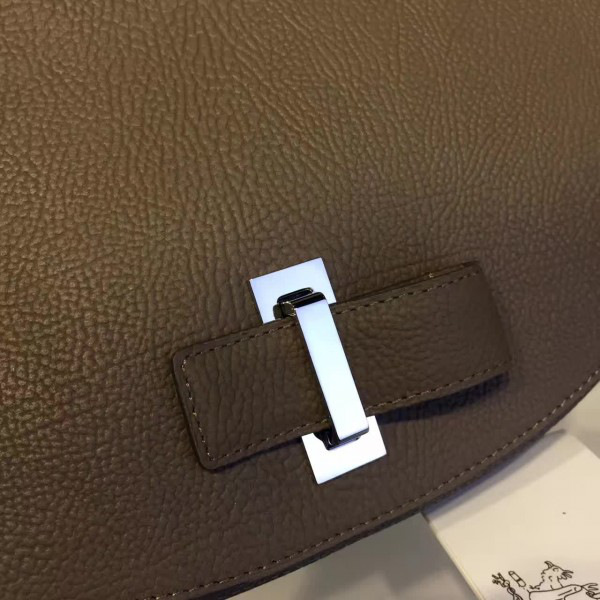 Delvaux calfskin le mutin saddle bag 28.5cm x 22cm x 10.5cm