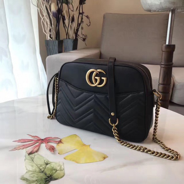 Gvc*1 gg marmont matelassé 2447 27cm x 24cmx 8cm