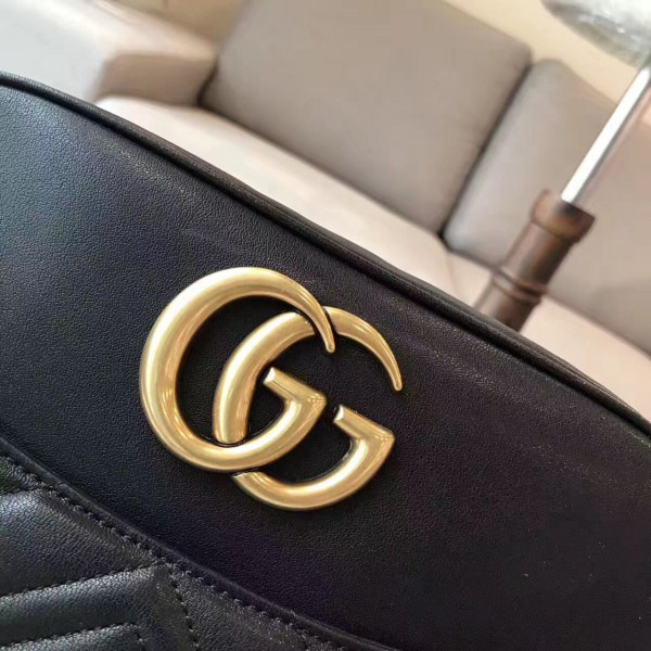 Gvc*1 gg marmont matelassé 2447 27cm x 24cmx 8cm