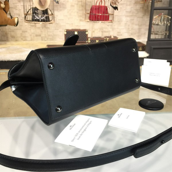 Delvaux mm brillant satchel black 1524 28cm x 14cm x 22.5cm
