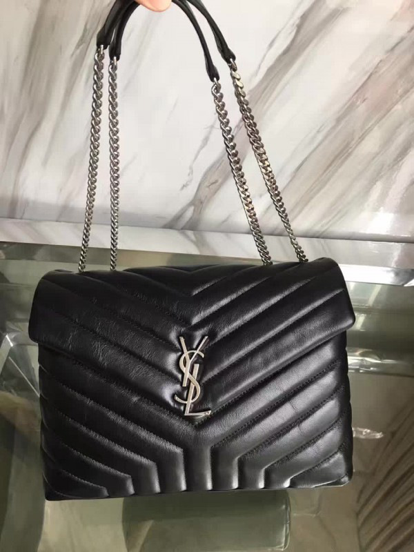 Y51 medium loulou bag black 4955 32cm x 22cm x 11cm