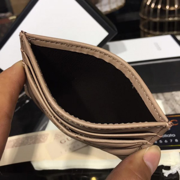 Gvc*1 gg leather card holder 03 10cmx7.5cm