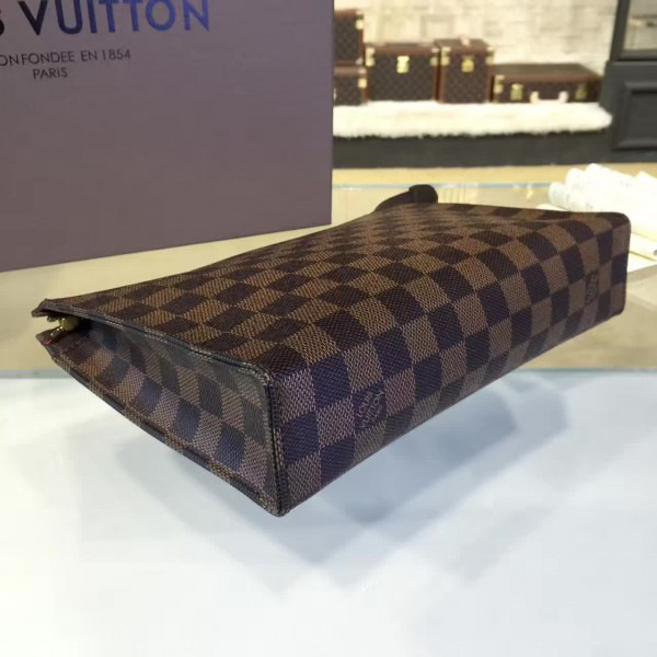l0vis Vvtt0n toiletry cohotbag  pouch 26 damier ebène canvas