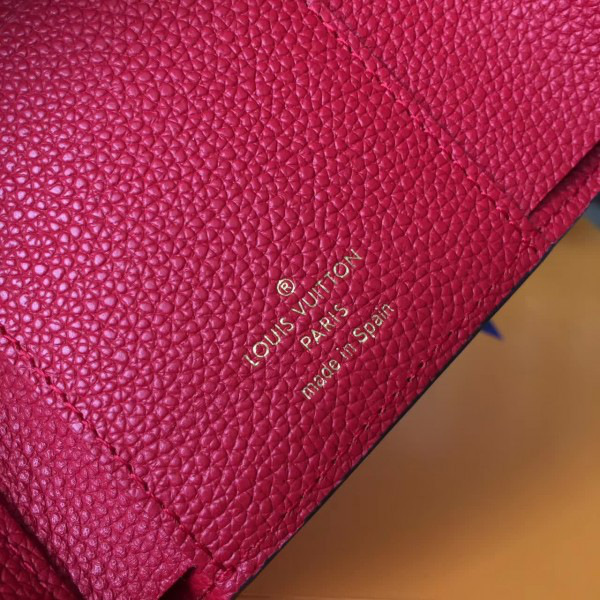 l0vis Vvtt0n double v cohotbag  compact wallet cherry red