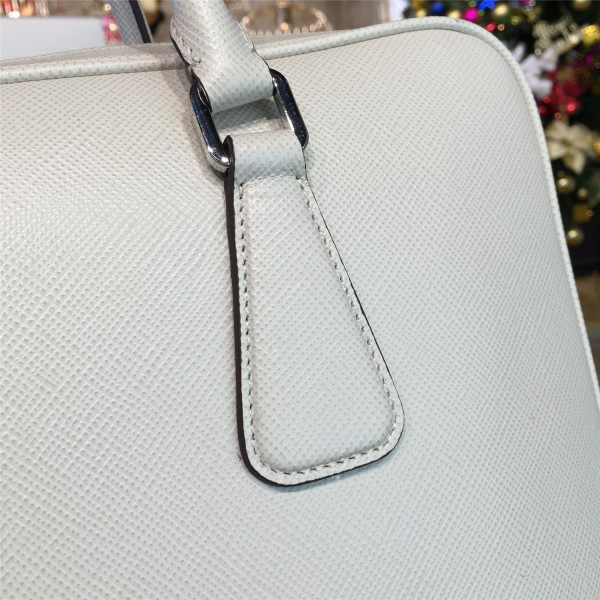 Pra*a leather briefcase 4221 37cm x 5.5cm x 29cm