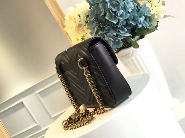 Gvc*1 gg cortex marmont bag 21.5*18*5cm