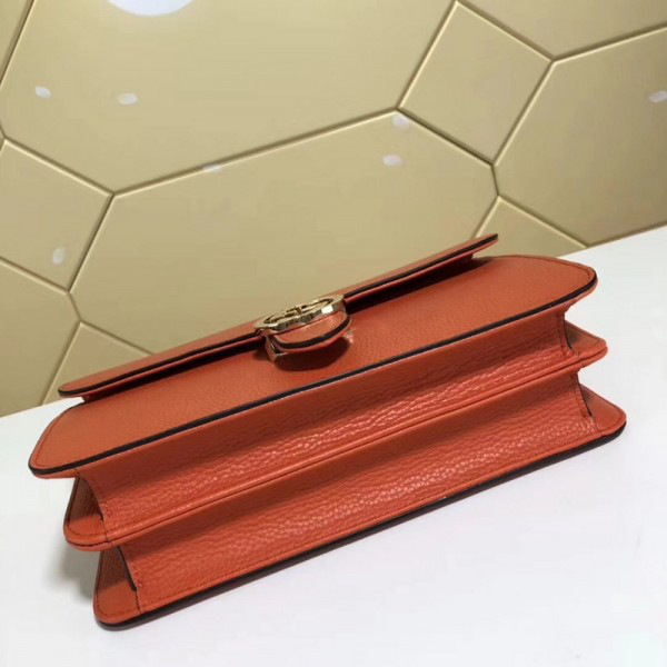 Gvc*1 gg flap shoulder bag on chain orange cohotbag 510303