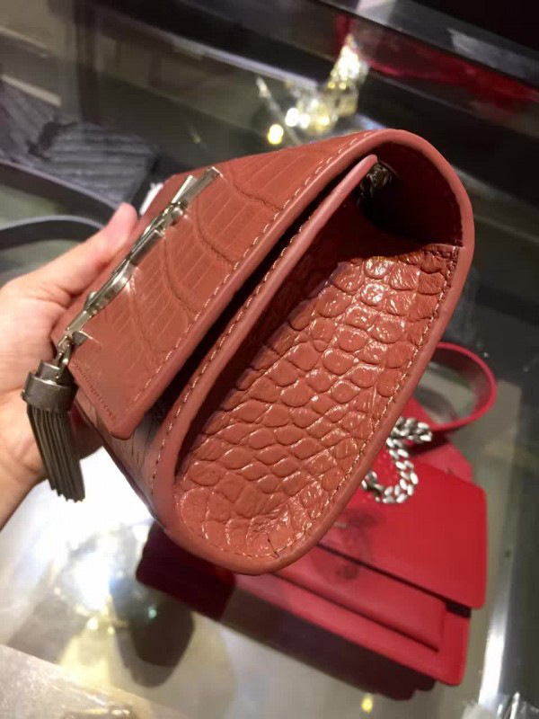 Y51 monogram kate bag with leather tassel 5034 17cm x 11cm x 14cm