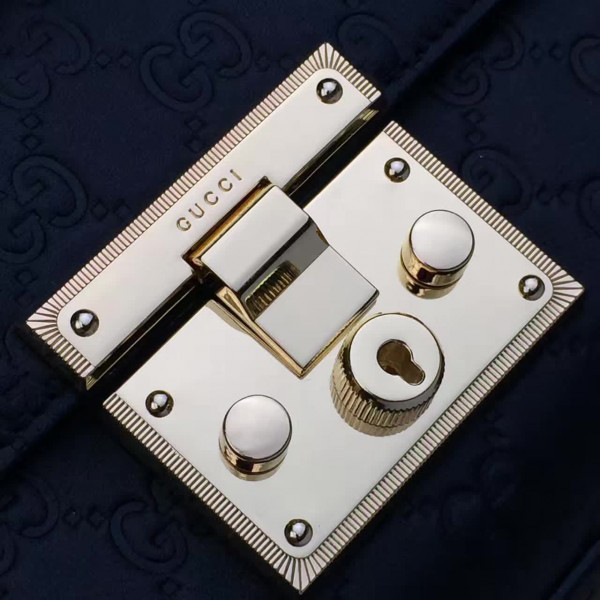 Gvc*1 gg leather padlock cohotbag 2160