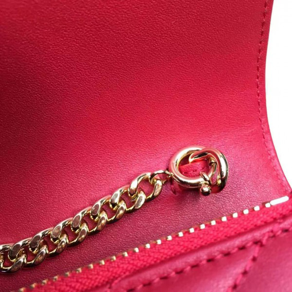 Y51 gold monogram college red 5072 19cm x 11.5cm x 4cm