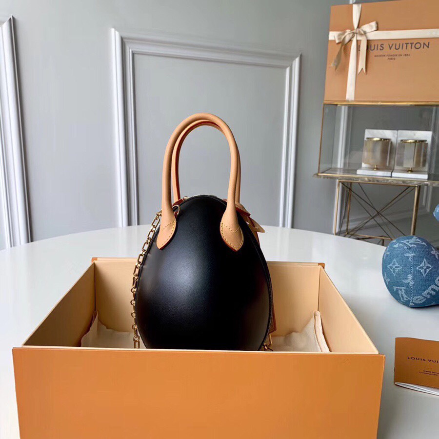 LV original new m44587lv egg handbag 20.0 x 12.0 x 12.0 cm
