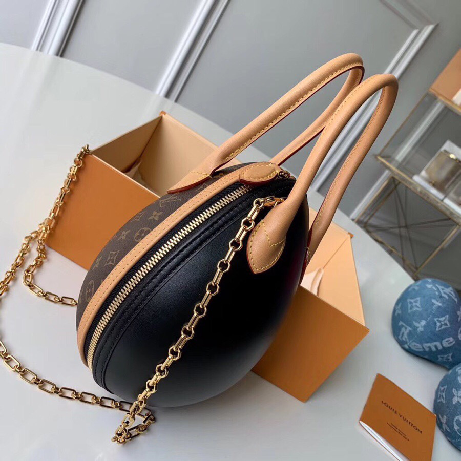 LV original new m44587lv egg handbag 20.0 x 12.0 x 12.0 cm