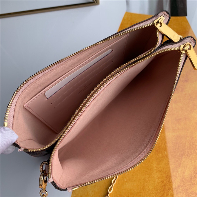 l0vis Vvtt0n pochette double zip bag n60254