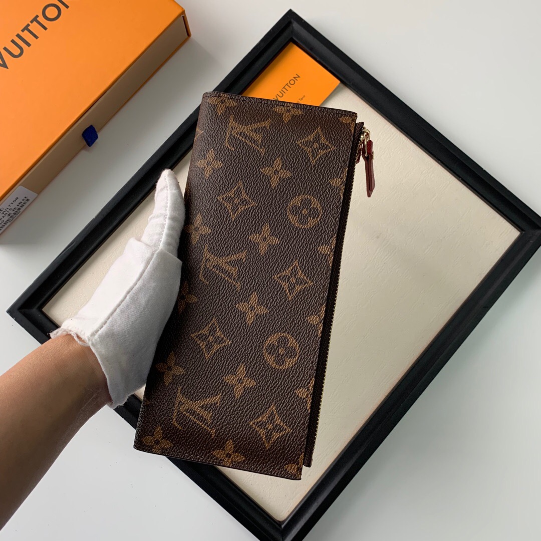 Lv adèle wallet monogram red_21*9*2cm
