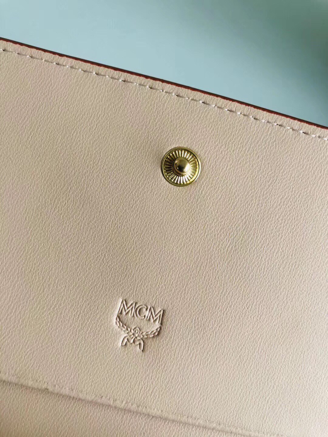 MCM wallet b8803 beige 14.5 x 9.3cm