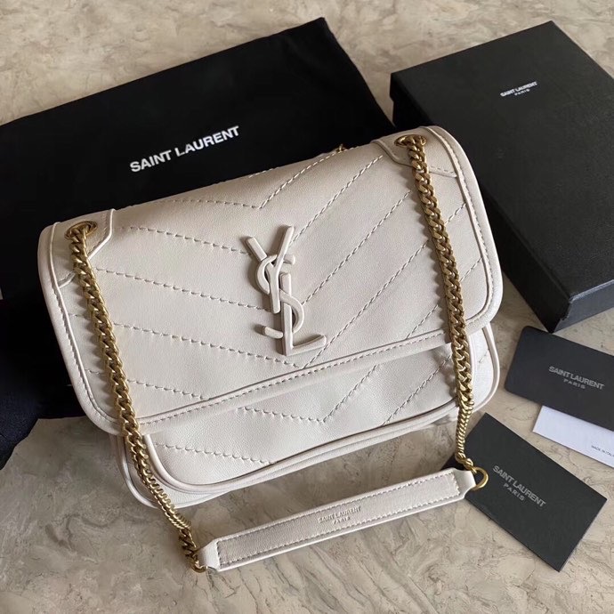 Y51 nlk lambskin 498894 white 22cm-28cm