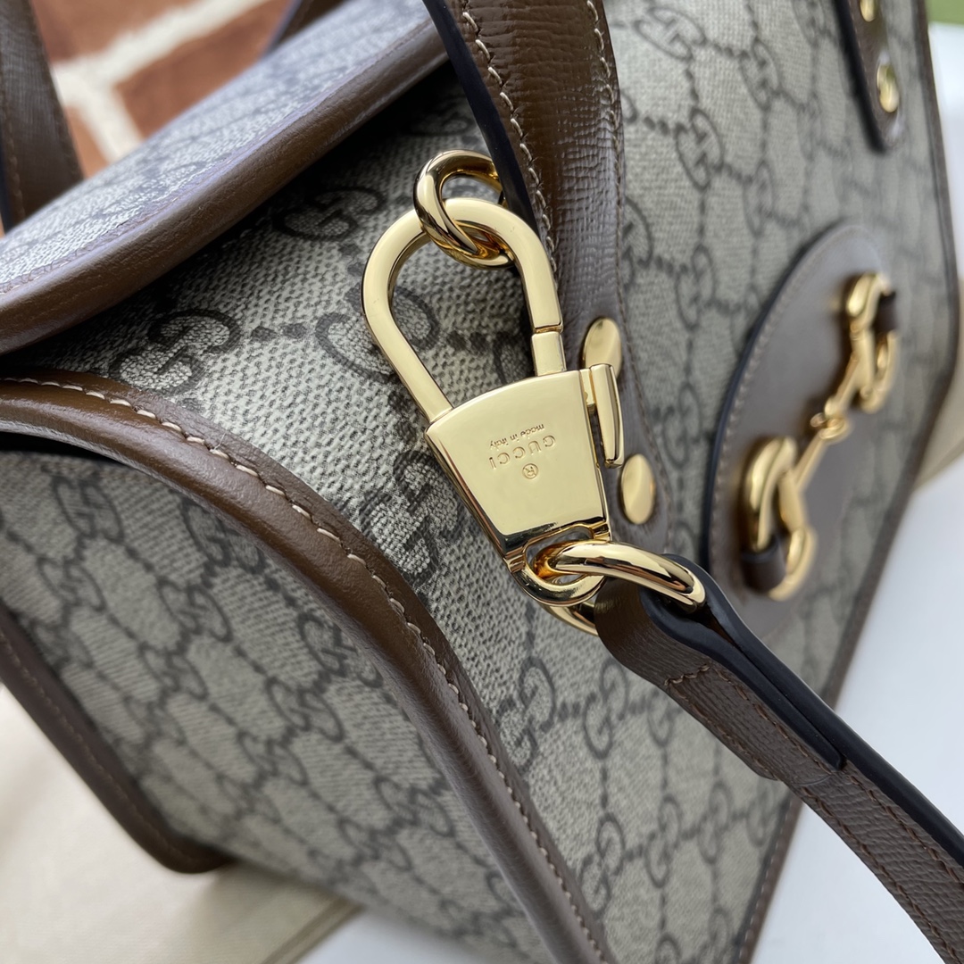 Gvc*1 horsebit 1955 mini top handle bag 645453 23cm