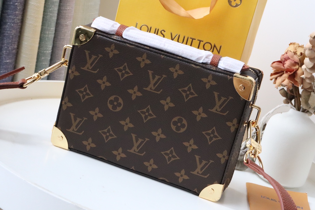 l0vis Vvtt0n lvxnba handle trunk bag brown m45785 21.5 x 15 x 7 cm