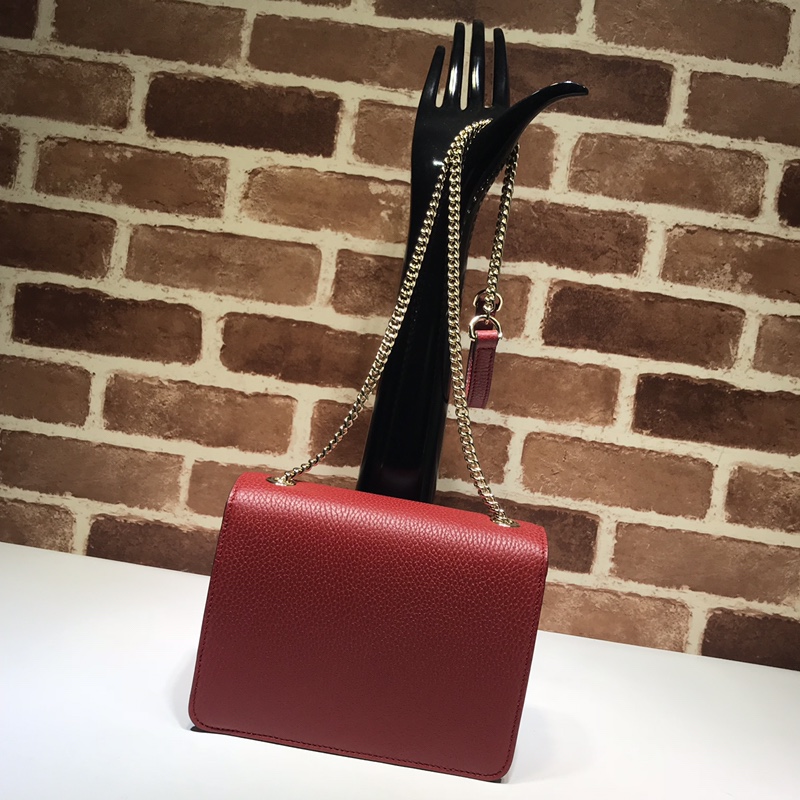 Gvc*1 marmont icon gg interlocking small red 510304 20 x 15 x 7.5 cm