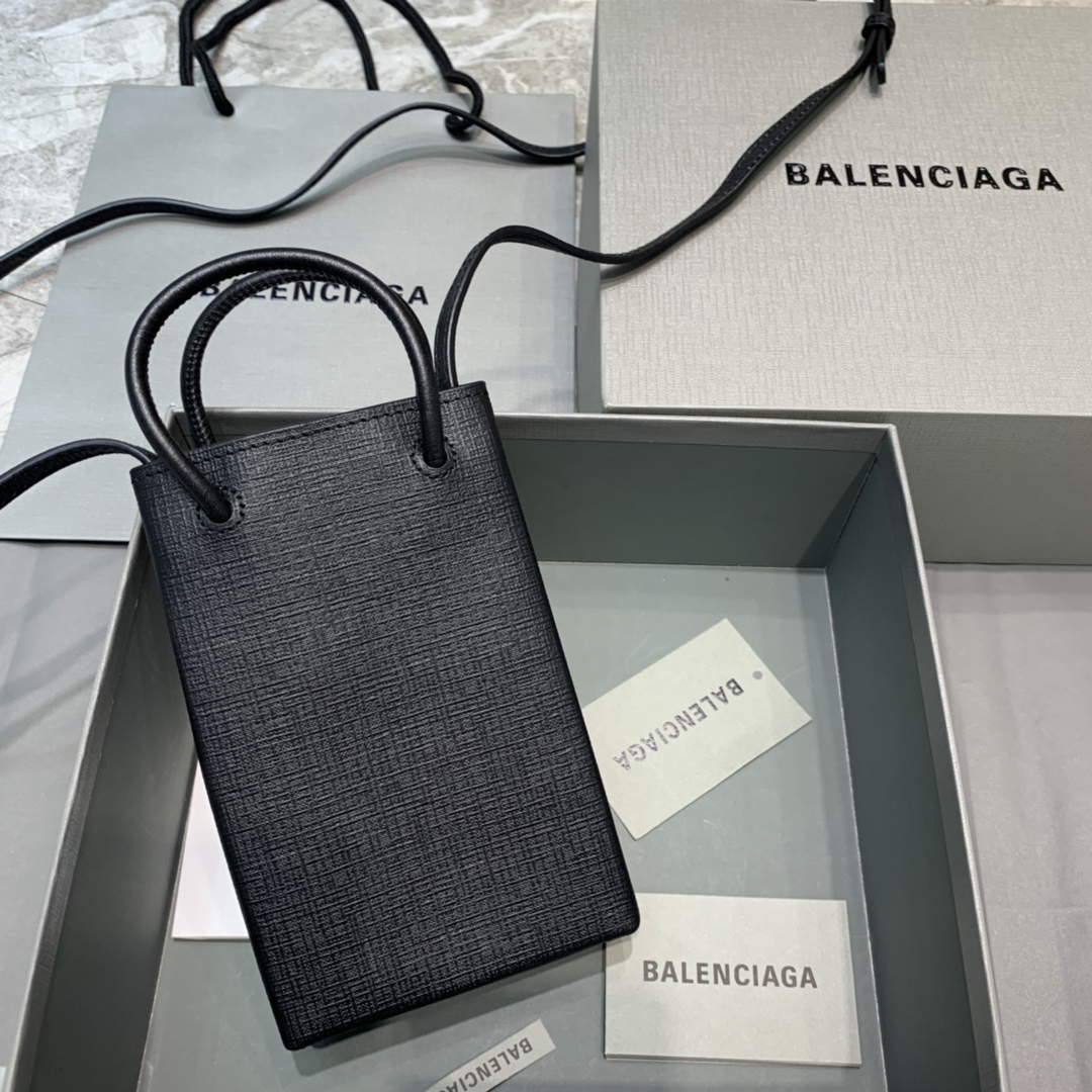 Ba1en*iaga shopping phone holder in black 5938260 12 x 4.5 x 18 cm
