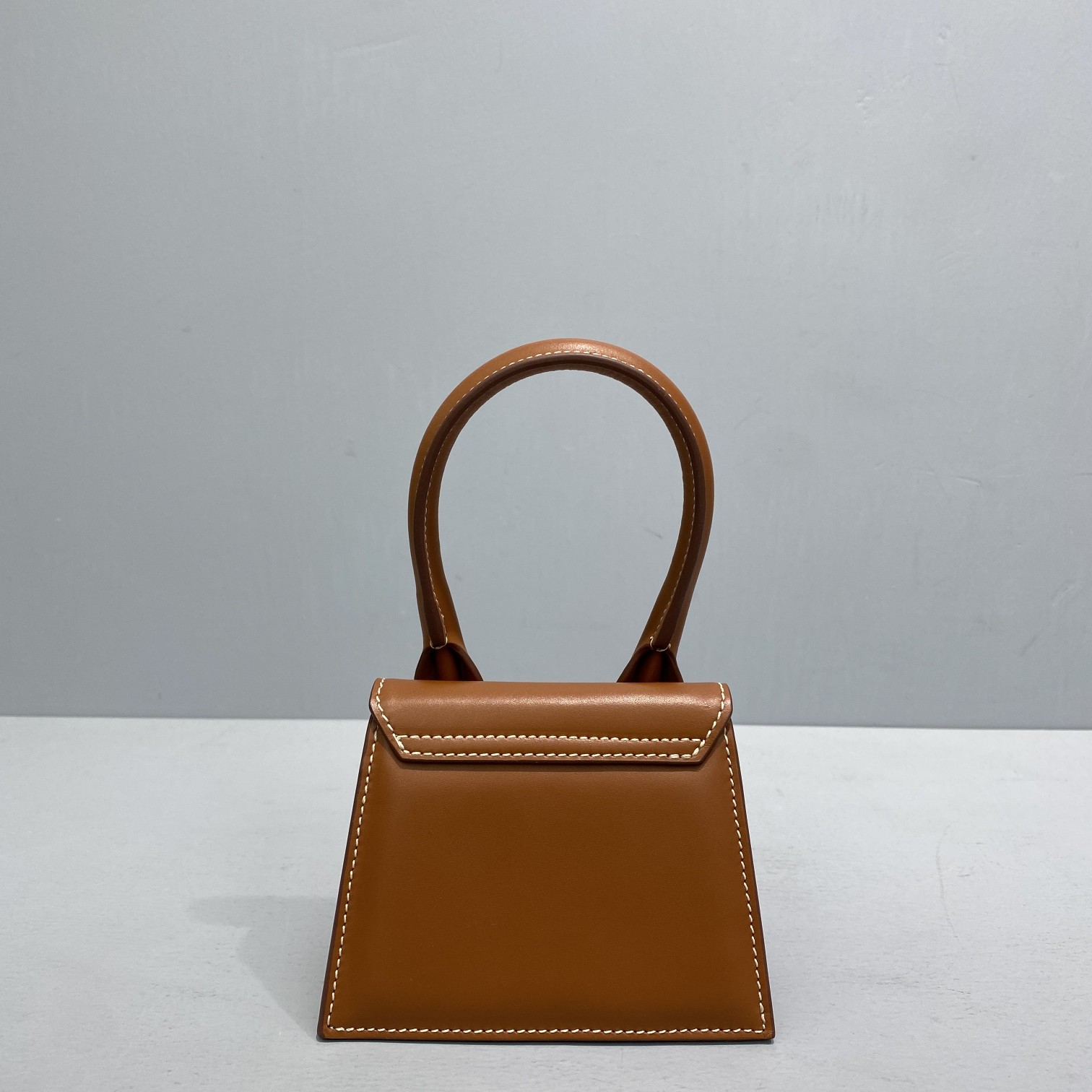 JACQUEMUS LE CHIQUITO Mini Leather Bag Dark Brown 213BA01 12 x 8 x 5 cm