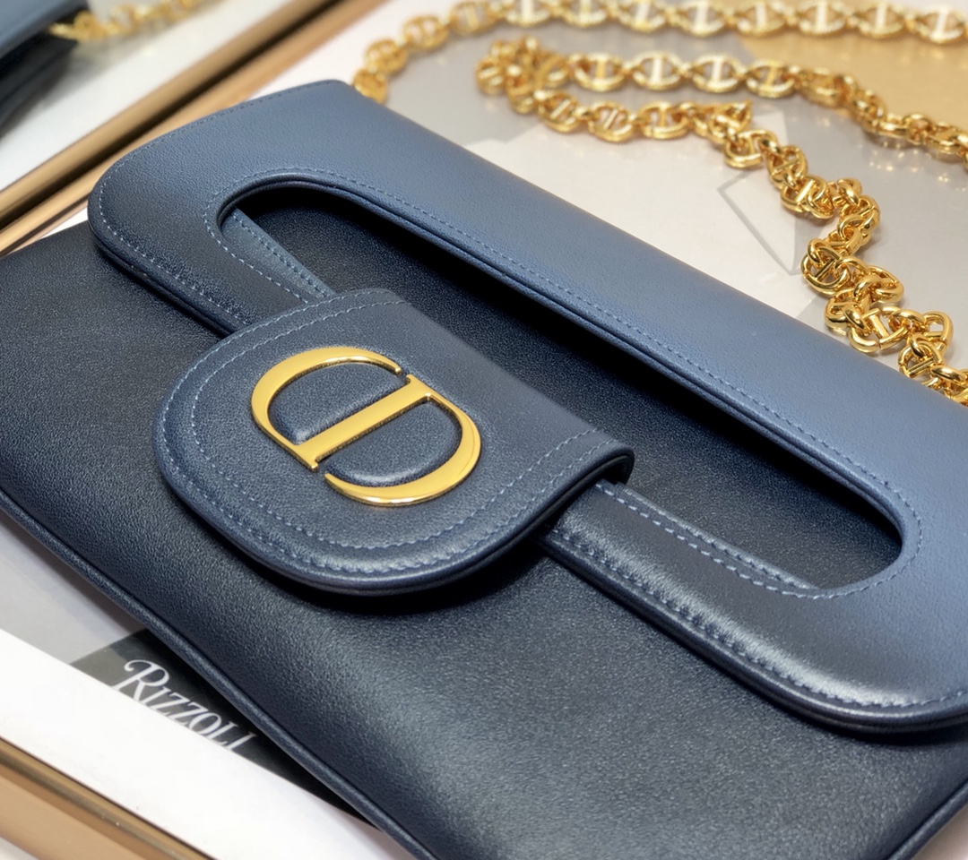 D10r medium double bag blue 28 x 16.5 x 3 cm