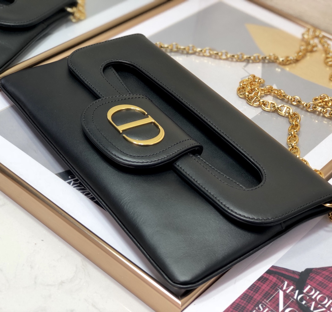 D10r medium double bag black 28 x 16.5 x 3 cm