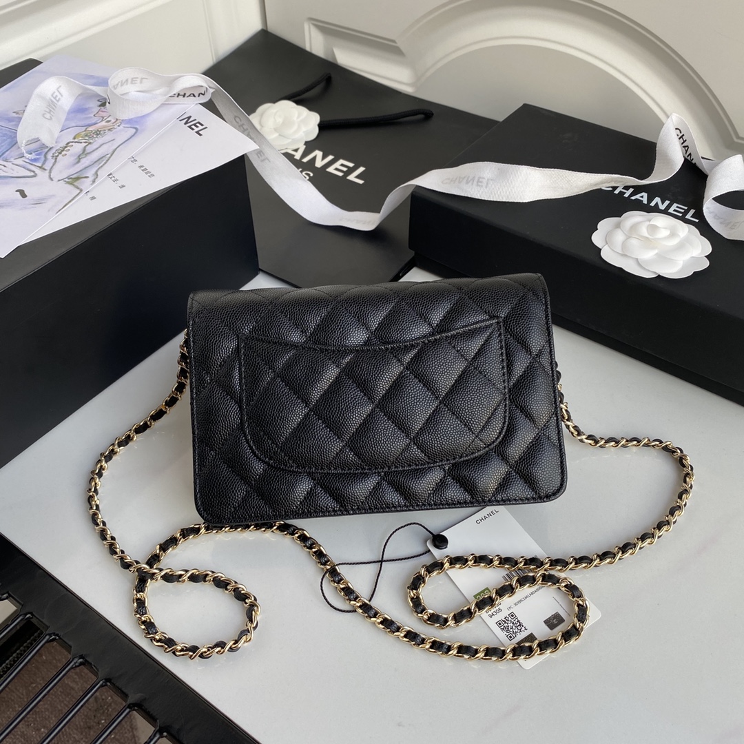 Ch**el Ch**el 19 wallet oon chain v2 black ap1794 19cm