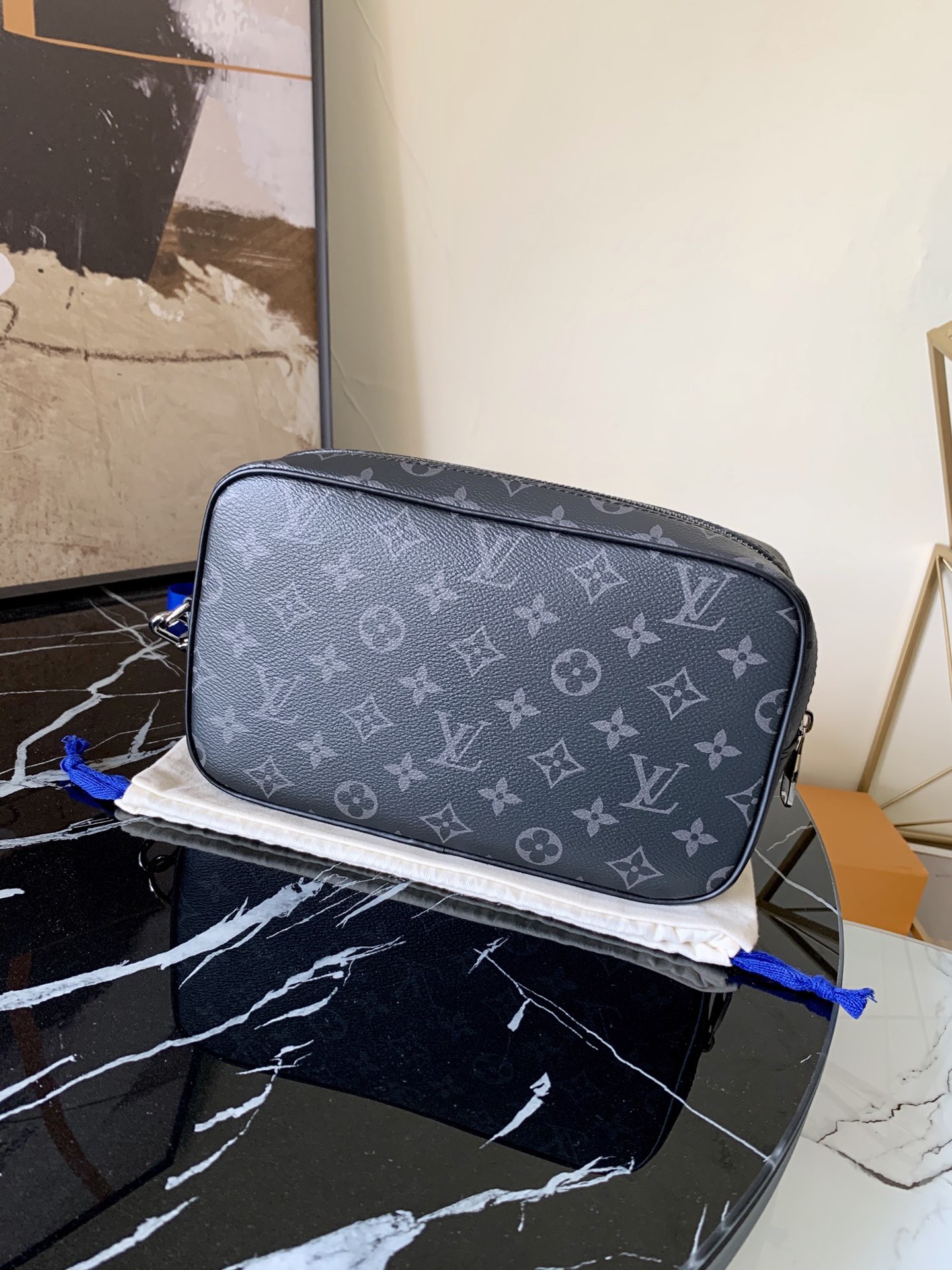 l0vis Vvtt0n kasai clutch monogram canvas black m42838 24 x 16 x 6 cm