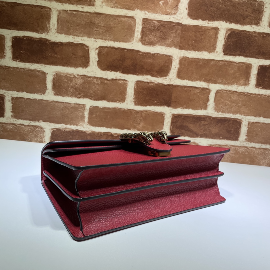 Gvc*1 small dionysus shoulder bag leather red 400249 28 x 18 x 9 cm