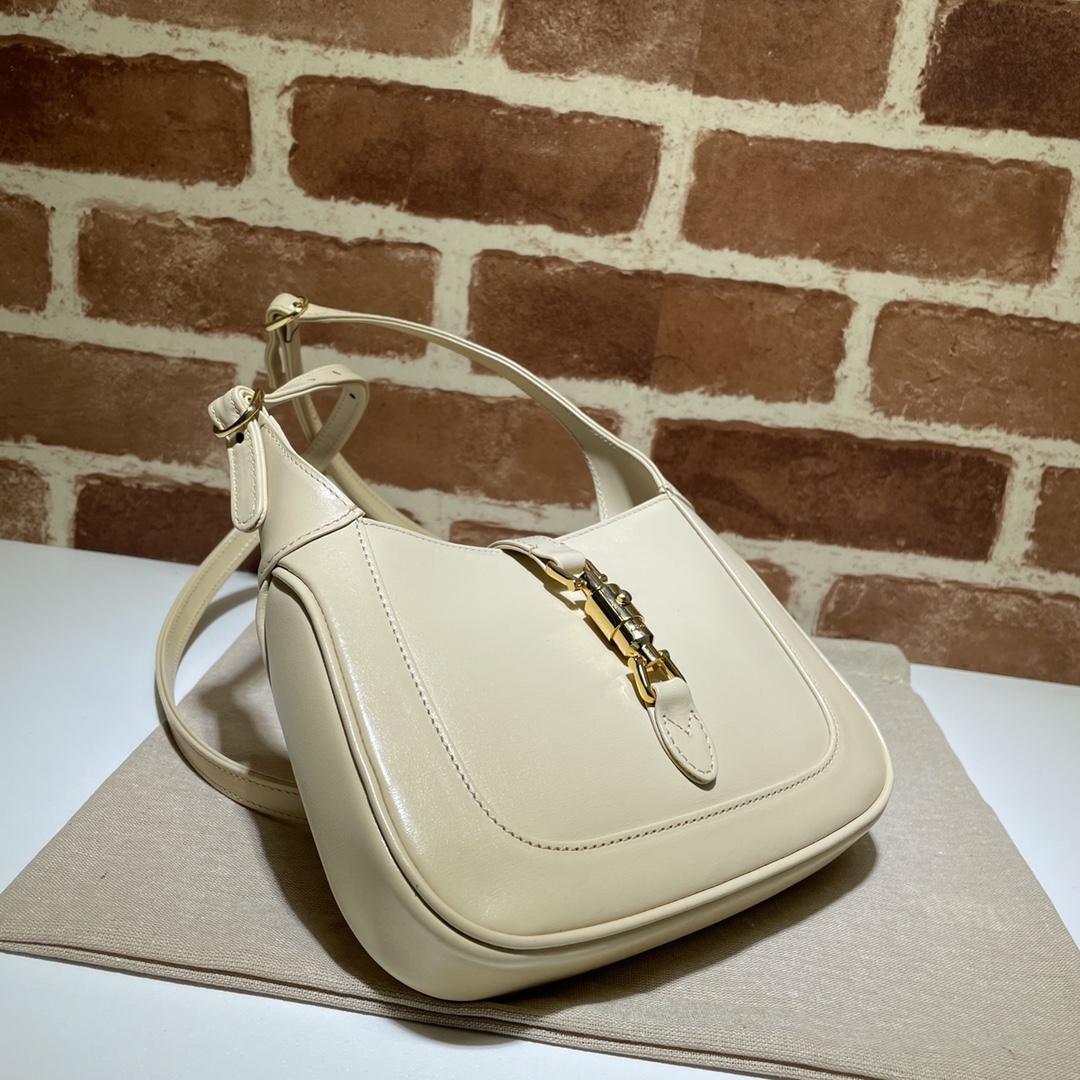 Gvc*1 mini jackie 1961 shoulder bag leather creme 637091 19 x 13 x 3 cm