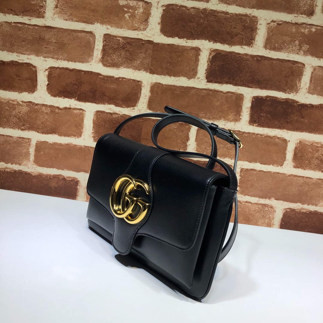 Gvc*1 small arli shoulder bag leather black 550129 25 x 16 x 5.5 cm