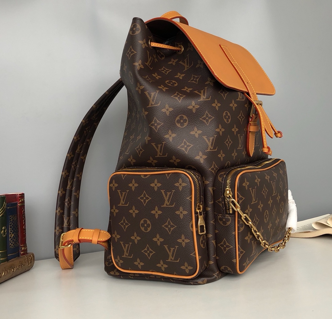 l0vis Vvtt0n trio backpack monogram eclipse canvas brown m45538 60 x 72 x 19 cm