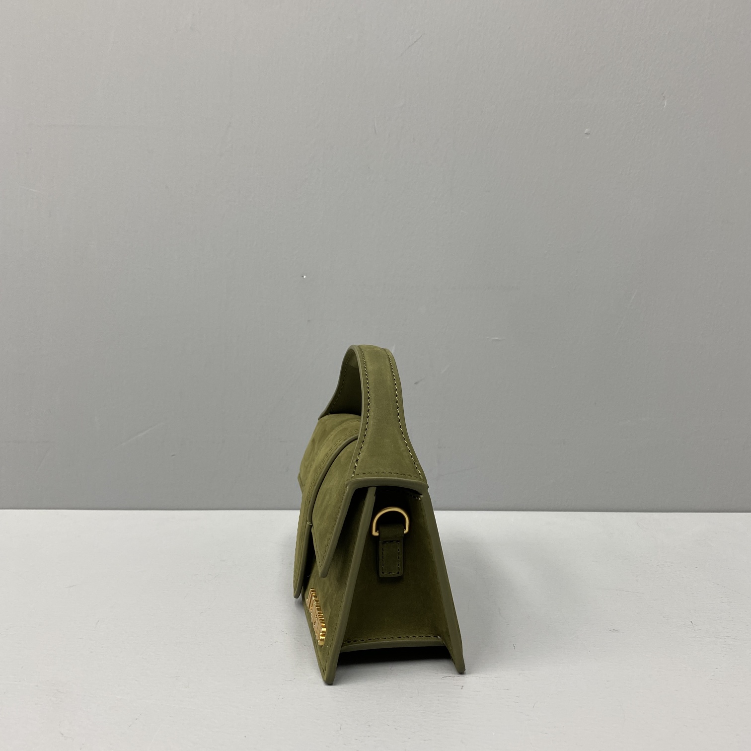 JACQUEMUS SMALL Le Bambino Velvet Green 213BA06 18 x 6 x 7 cm