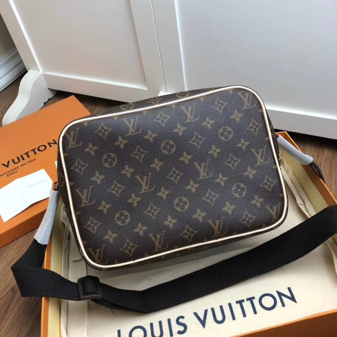 l0vis Vvtt0n reporter gm messenger bag brown m45254 28 x 21 x 11 cm