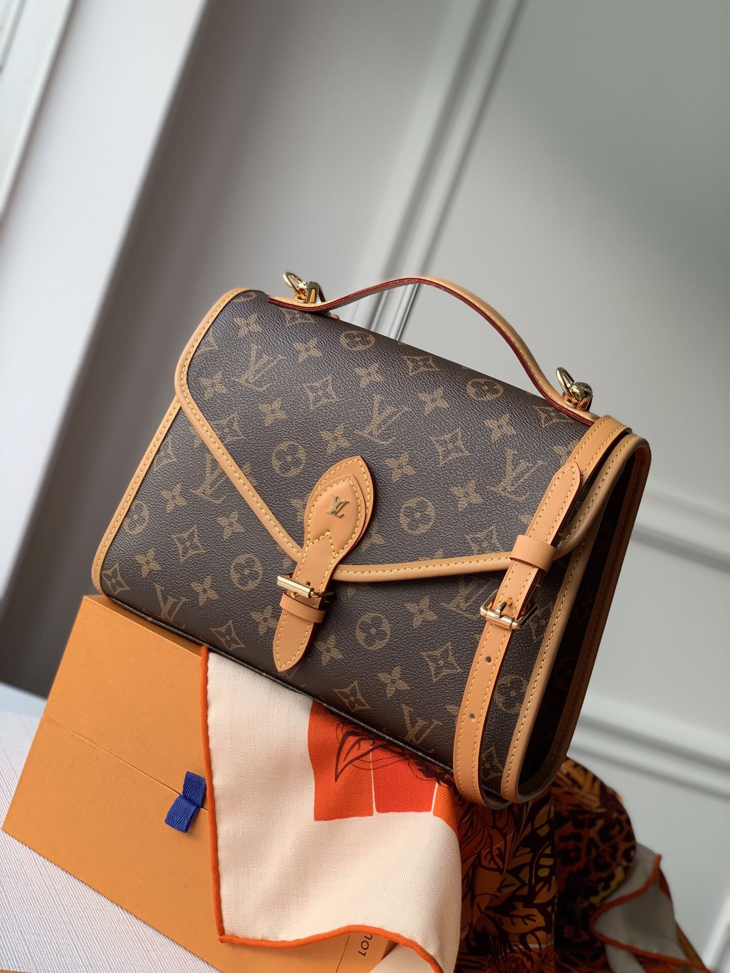 l0vis Vvtt0n large ivy monogram canvas m44919 29 × 24 × 10 cm