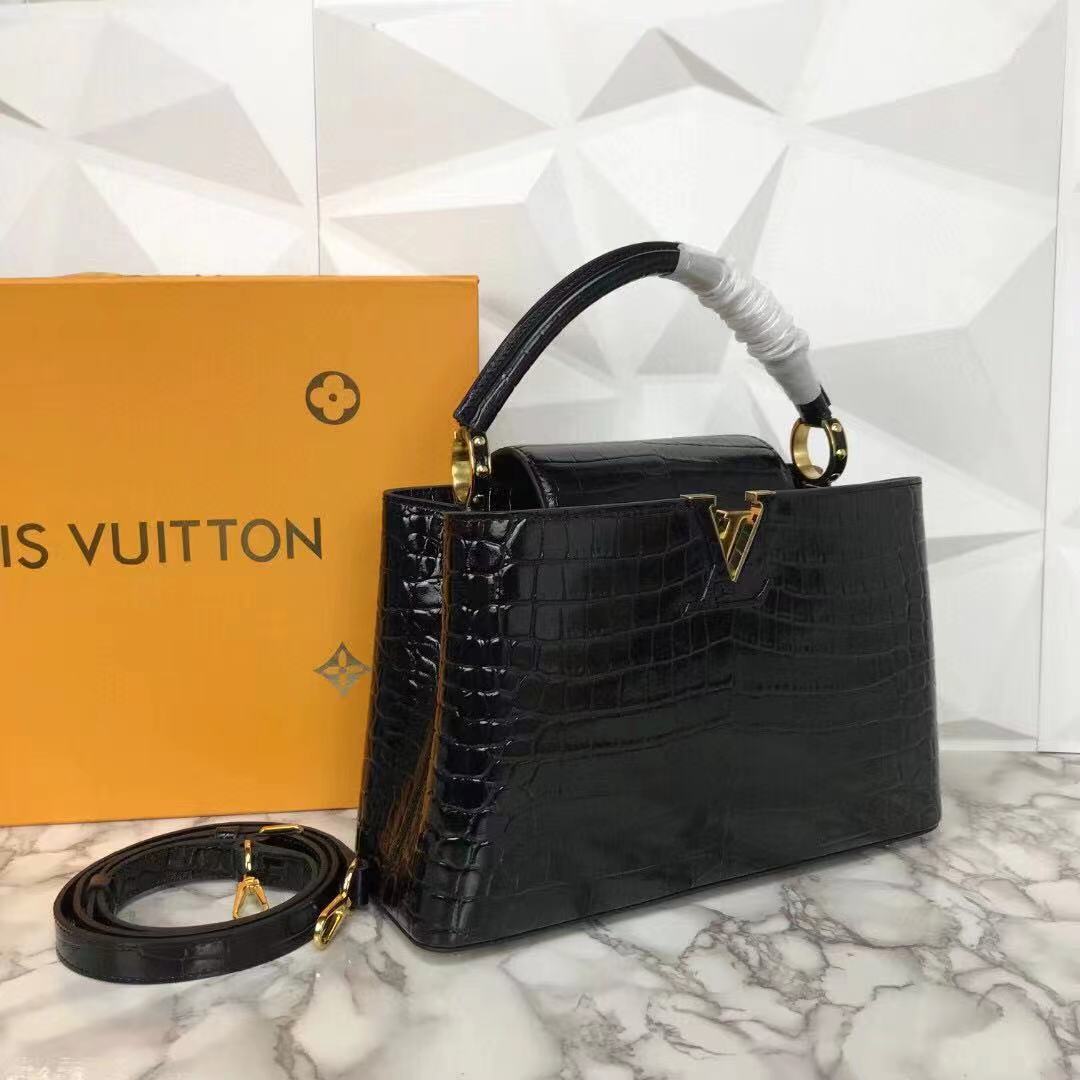 l0vis Vvtt0n capucines in crocodile leather 31 x 20 x 11 cm