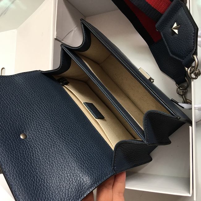 Gvc*1 mini dionysus top handle dark blue bag 523367 20 x 14 x 11 cm