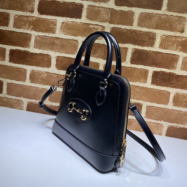 Gvc*1 horsebit 1955 small top handle black 621220 25 x 24 x 9 cm