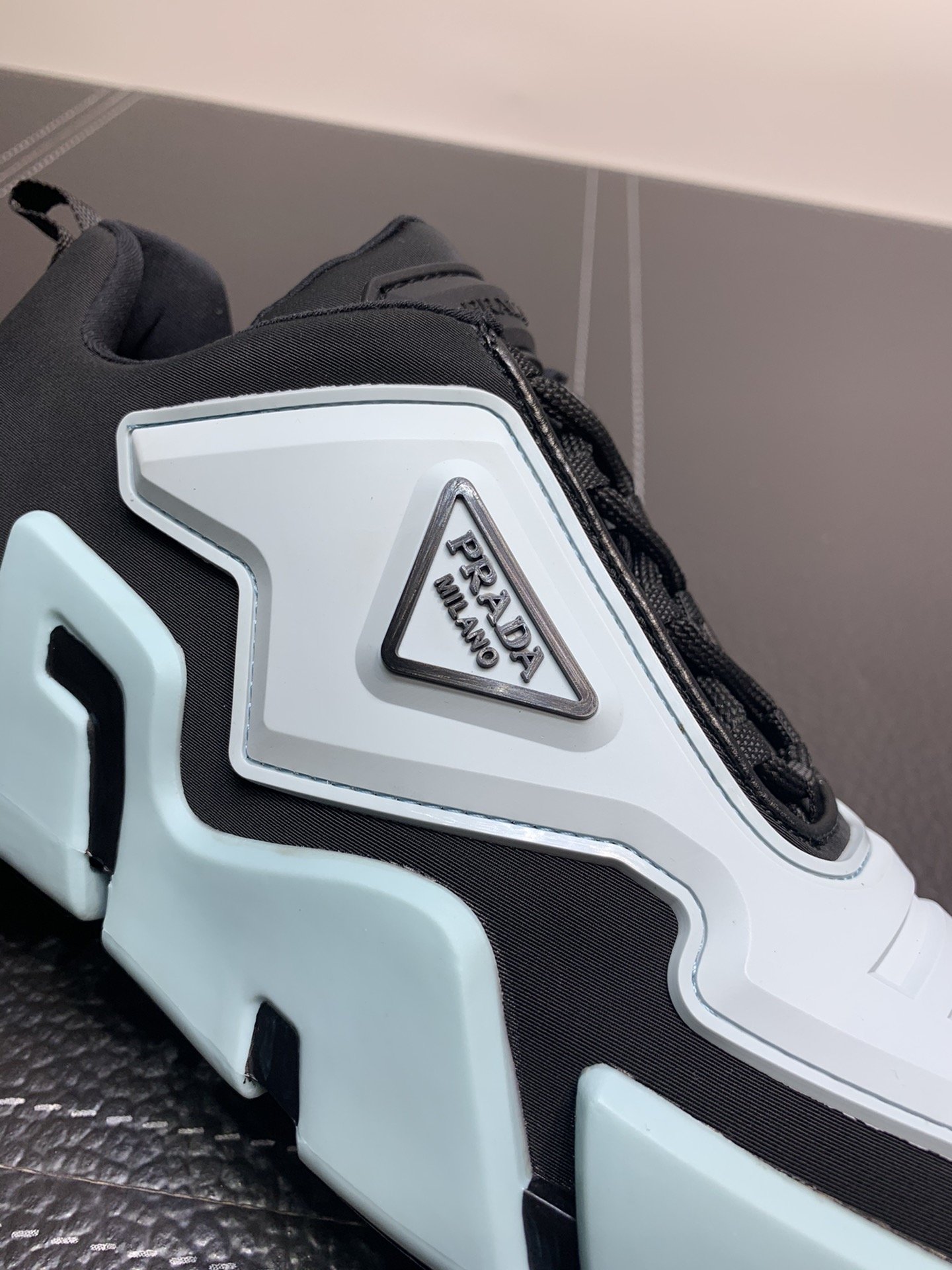Pra*a techno strectch sneakers blue