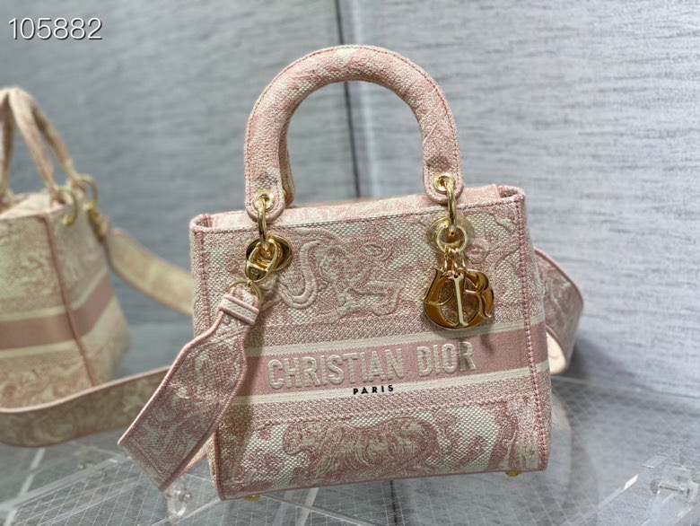 D10r medium lady d-lite bag embroidery m0565 24 cm 04