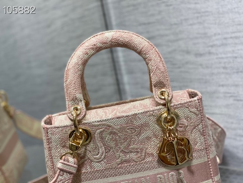 D10r medium lady d-lite bag embroidery m0565 24 cm 04